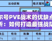 賽爾號(hào)PVE戰(zhàn)術(shù)的優(yōu)缺點(diǎn)分析：如何打造最強(qiáng)戰(zhàn)隊(duì)
