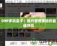 DNF多玩盒子：提升游戲體驗的最佳伴侶