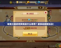 胡萊三國武將轉(zhuǎn)換是什么意思？解鎖戰(zhàn)略新玩法！