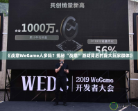 《戰(zhàn)意WeGame人多嗎？揭秘“戰(zhàn)意”游戲背后的龐大玩家群體》