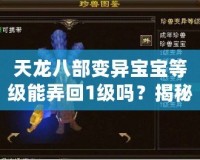 天龍八部變異寶寶等級能弄回1級嗎？揭秘逆襲之路！