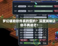 夢(mèng)幻輔助軟件真的假的？深度揭秘讓你不再迷茫！