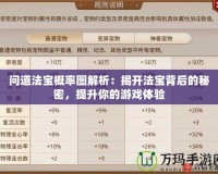 問(wèn)道法寶概率圖解析：揭開(kāi)法寶背后的秘密，提升你的游戲體驗(yàn)