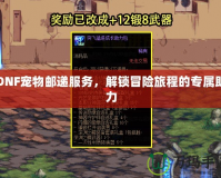 DNF寵物郵遞服務(wù)，解鎖冒險旅程的專屬助力