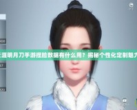 天涯明月刀手游捏臉數(shù)據(jù)有什么用？揭秘個性化定制魅力！