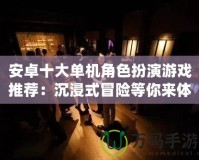 安卓十大單機角色扮演游戲推薦：沉浸式冒險等你來體驗！