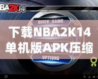 下載NBA2K14單機(jī)版APK壓縮包，暢享極致籃球體驗(yàn)！