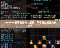 DNF2014春節(jié)套寵物大解析：不容錯過的強力伙伴！