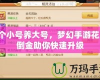 4個(gè)小號(hào)養(yǎng)大號(hào)，夢(mèng)幻手游花豆倒金助你快速升級(jí)