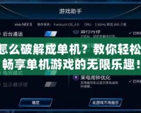網(wǎng)游怎么破解成單機(jī)？教你輕松轉(zhuǎn)換，暢享單機(jī)游戲的無限樂趣！