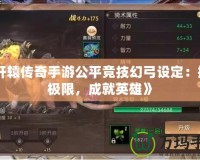 《軒轅傳奇手游公平競技幻弓設(shè)定：挑戰(zhàn)極限，成就英雄》