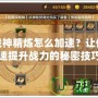 斗戰(zhàn)神精煉怎么加速？讓你快速提升戰(zhàn)力的秘密技巧