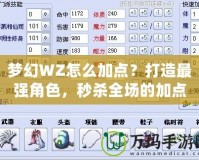夢幻WZ怎么加點？打造最強角色，秒殺全場的加點技巧！
