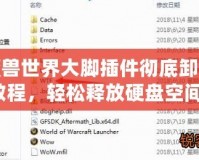 魔獸世界大腳插件徹底卸載教程，輕松釋放硬盤(pán)空間！