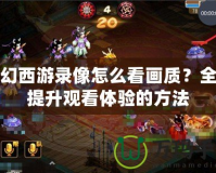 夢(mèng)幻西游錄像怎么看畫質(zhì)？全面提升觀看體驗(yàn)的方法