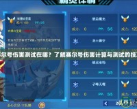 賽爾號傷害測試在哪？了解賽爾號傷害計算與測試的技巧
