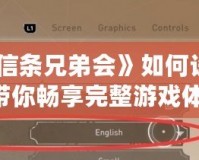 《刺客信條兄弟會(huì)》如何設(shè)置中文，帶你暢享完整游戲體驗(yàn)！