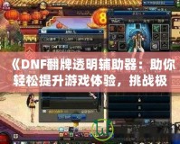《DNF翻牌透明輔助器：助你輕松提升游戲體驗(yàn)，挑戰(zhàn)極限！》