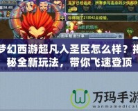 夢(mèng)幻西游超凡入圣區(qū)怎么樣？揭秘全新玩法，帶你飛速登頂