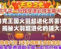 洛克王國火羽超進化厲害嗎？揭秘火羽超進化的強大實力與策略應(yīng)用
