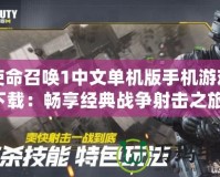 使命召喚1中文單機(jī)版手機(jī)游戲下載：暢享經(jīng)典戰(zhàn)爭射擊之旅！