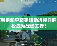 如何利用和平精英輔助透視自瞄，輕松成為戰(zhàn)場(chǎng)王者！