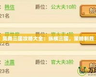 鳳舞三國攻略大全：縱橫三國，策略制勝