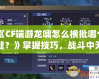 《CF端游龍嘯怎么橫批哪個(gè)鍵？》掌握技巧，戰(zhàn)斗中無(wú)敵的秘密武器！