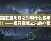 英雄聯(lián)盟荊棘之興叫什么名字來著？——揭開荊棘之興的神秘面紗