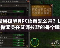 魔獸世界NPC語(yǔ)音怎么開(kāi)？讓你沉浸在艾澤拉斯的每個(gè)瞬間！