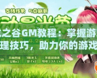 龍之谷GM教程：掌握游戲管理技巧，助力你的游戲世界繁榮