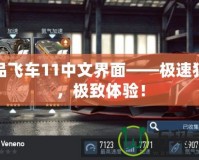 極品飛車11中文界面——極速狂飆，極致體驗！
