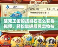 洛克王國的技能石怎么獲得視頻，輕松掌握最強寵物技能！