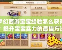 夢(mèng)幻西游寶寶經(jīng)驗(yàn)怎么獲得？提升寶寶實(shí)力的最佳方法解析！