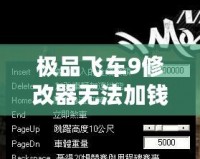 極品飛車9修改器無法加錢？輕松解決常見問題，讓你暢享游戲樂趣！