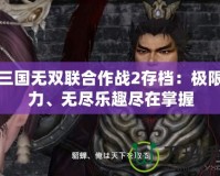 真三國無雙聯(lián)合作戰(zhàn)2存檔：極限戰(zhàn)力、無盡樂趣盡在掌握