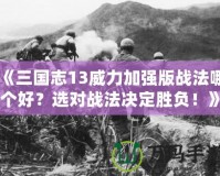 《三國志13威力加強版戰(zhàn)法哪個好？選對戰(zhàn)法決定勝負(fù)！》