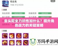 金頭陀全力抗性加什么？提升角色戰(zhàn)力的關(guān)鍵策略