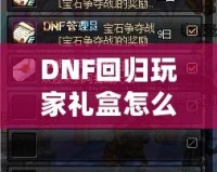 DNF回歸玩家禮盒怎么領(lǐng)？重返地底世界，專屬福利大放送！