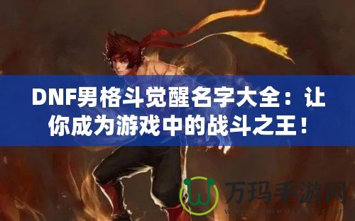 DNF男格斗覺醒名字大全：讓你成為游戲中的戰(zhàn)斗之王！