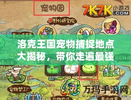 洛克王國寵物捕捉地點(diǎn)大揭秘，帶你走遍最強(qiáng)捕寵路線！