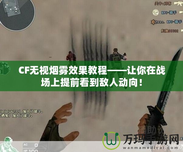 CF無(wú)視煙霧效果教程——讓你在戰(zhàn)場(chǎng)上提前看到敵人動(dòng)向！