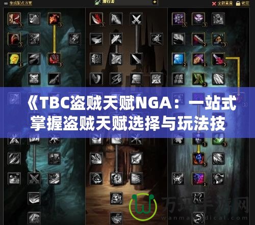 《TBC盜賊天賦NGA：一站式掌握盜賊天賦選擇與玩法技巧》