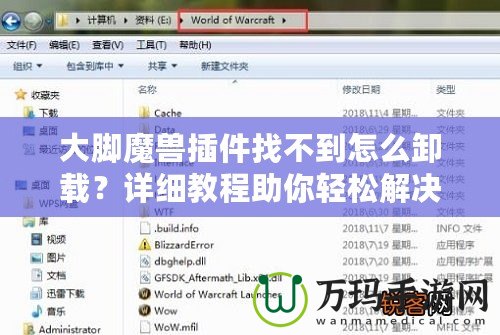 大腳魔獸插件找不到怎么卸載？詳細(xì)教程助你輕松解決！