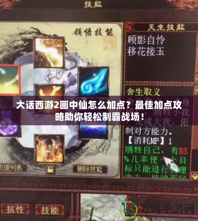 大話西游2畫(huà)中仙怎么加點(diǎn)？最佳加點(diǎn)攻略助你輕松制霸戰(zhàn)場(chǎng)！