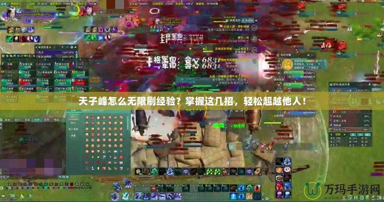 天子峰怎么無(wú)限刷經(jīng)驗(yàn)？掌握這幾招，輕松超越他人！