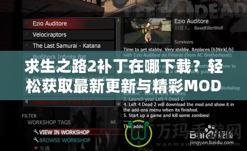 求生之路2補(bǔ)丁在哪下載？輕松獲取最新更新與精彩MOD