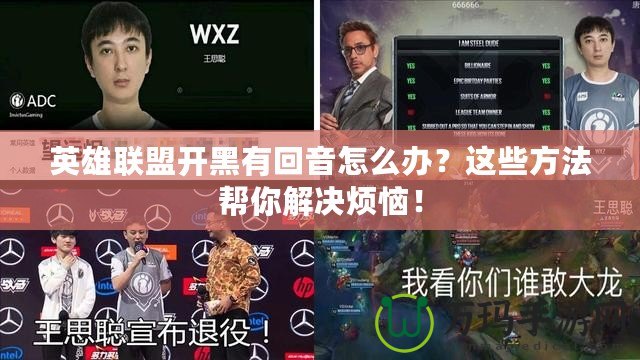 英雄聯盟開黑有回音怎么辦？這些方法幫你解決煩惱！