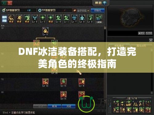 DNF冰潔裝備搭配，打造完美角色的終極指南