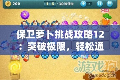 保衛(wèi)蘿卜挑戰(zhàn)攻略12：突破極限，輕松通關的秘密武器